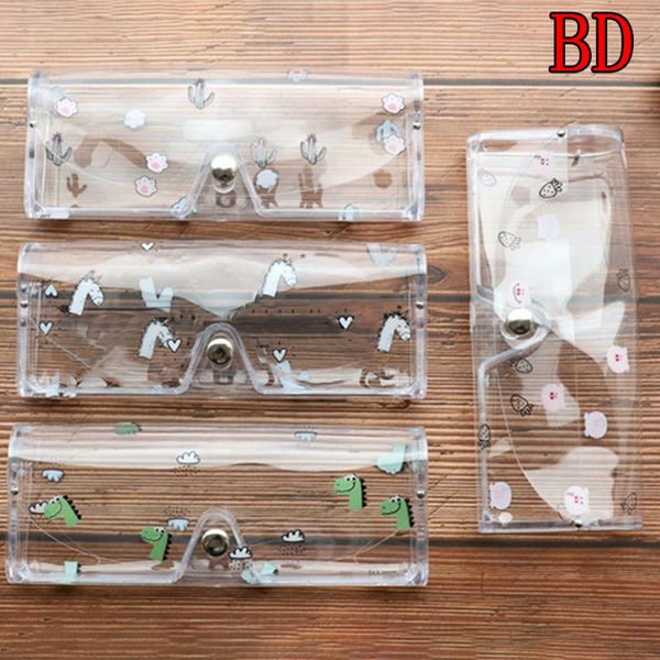 new 1pc cartoon cute travel women transparent pvc eye glasses bag case protection carry box eyewear accessoires random2021
new 1pc cartoon cute travel women transparent pvc eye glasses bag case protection carry box eyewear accessoires random2021