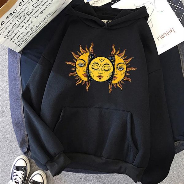sun and moon hoodie vintage womens hooded sweatshirt winter harajuku oversize ladies gothic loose sweatshirt streetweaer hoodie, Black
sun and moon hoodie vintage womens hooded sweatshirt winter harajuku oversize ladies gothic loose sweatshirt streetweaer hoodie, Black