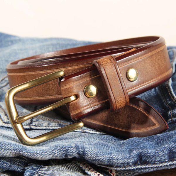 narrow cow personalized jeans genuine leather pure copper pin buckle men's belt fashion, Black;brown
narrow cow personalized jeans genuine leather pure copper pin buckle men's belt fashion, Black;brown