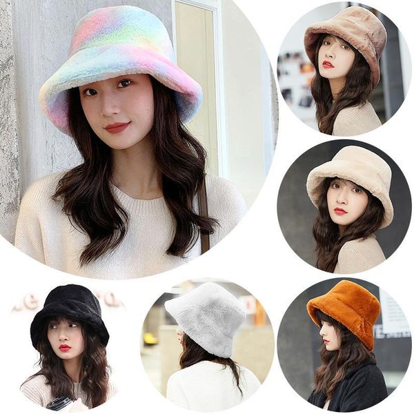 fisherman's hat women's autumn and winter plush basin hat korean casual fashion thick fur warm, Blue;gray
fisherman's hat women's autumn and winter plush basin hat korean casual fashion thick fur warm, Blue;gray