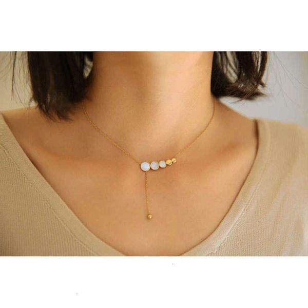 design niche red jewelry ins net new lotus root white shell pendant women's necklace fashion titanium steel jewelry fu4t, Silver
design niche red jewelry ins net new lotus root white shell pendant women's necklace fashion titanium steel jewelry fu4t, Silver
