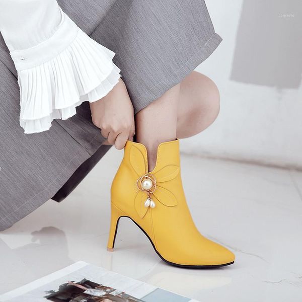 ymechic ladies yellow white string bead party stiletto shoes autumn large size high heels ankle boots for women shoes 20201, Black
ymechic ladies yellow white string bead party stiletto shoes autumn large size high heels ankle boots for women shoes 20201, Black