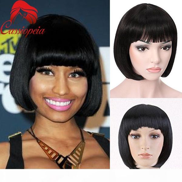 straight bob with bangs full lace virgin human hair wigs for black women lace front wig malaysian hair ing, Black;brown
straight bob with bangs full lace virgin human hair wigs for black women lace front wig malaysian hair ing, Black;brown
