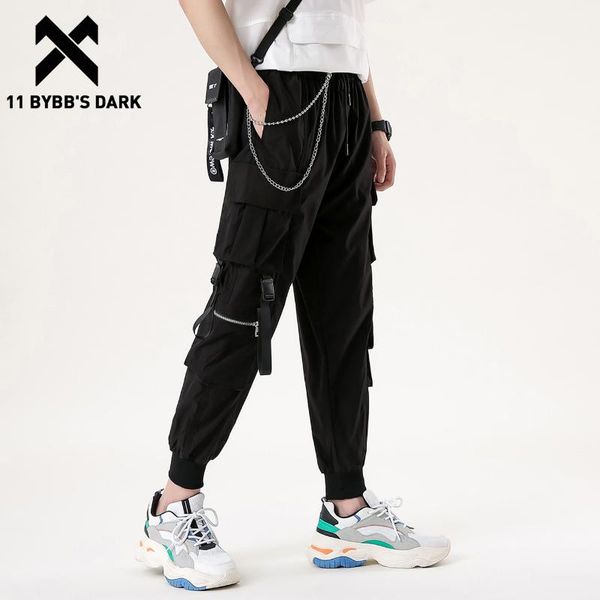 11 bybb's dark multi pockets hip hop cargo pants men harajuku streetwear sweatpants joggers elastic waist trousers harem pants, Black
11 bybb's dark multi pockets hip hop cargo pants men harajuku streetwear sweatpants joggers elastic waist trousers harem pants, Black