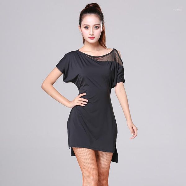 latin dance dress summer short sleeve women training performance wear practice clothes ballroom costumes1, Black;red
latin dance dress summer short sleeve women training performance wear practice clothes ballroom costumes1, Black;red