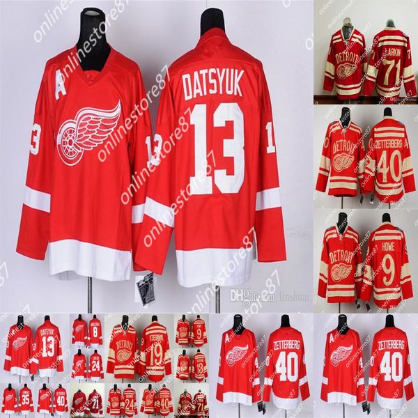 detroit red wings hockey jersey 13 pavel datsyuk 9 gordie howe 8 justin abdelkader 19 steve yzerman 24 bob probert henrik zetterberg, Black
detroit red wings hockey jersey 13 pavel datsyuk 9 gordie howe 8 justin abdelkader 19 steve yzerman 24 bob probert henrik zetterberg, Black