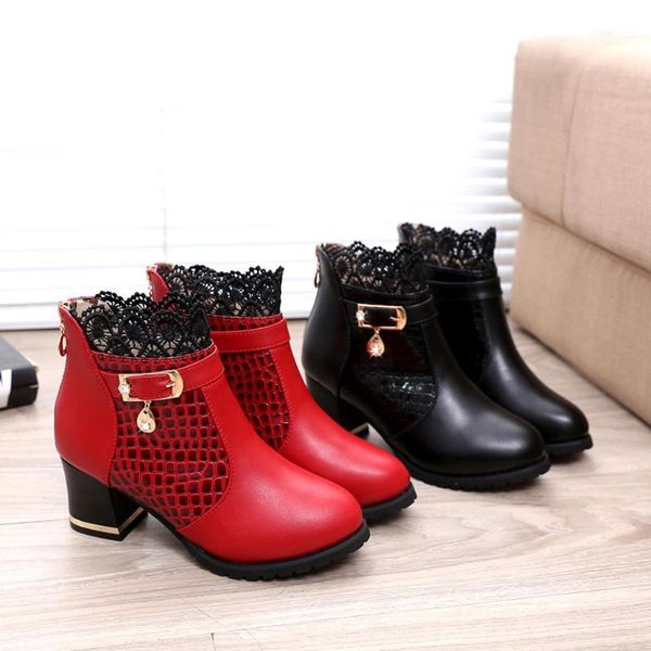 women's boots women's ladies boots fall winter vintage leather ankle lace short shoes #yb401, Black
women's boots women's ladies boots fall winter vintage leather ankle lace short shoes #yb401, Black