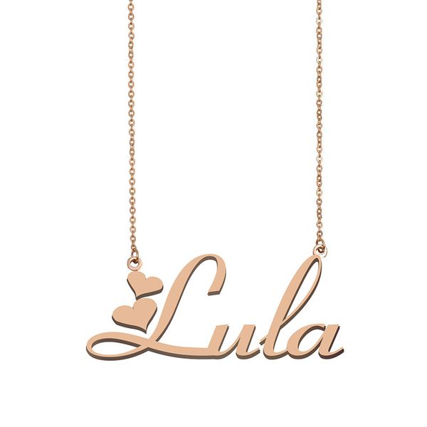lula name necklaces pendant custom personalized for women girls children friends mothers gifts 18k gold plated stainless steel, Silver
lula name necklaces pendant custom personalized for women girls children friends mothers gifts 18k gold plated stainless steel, Silver