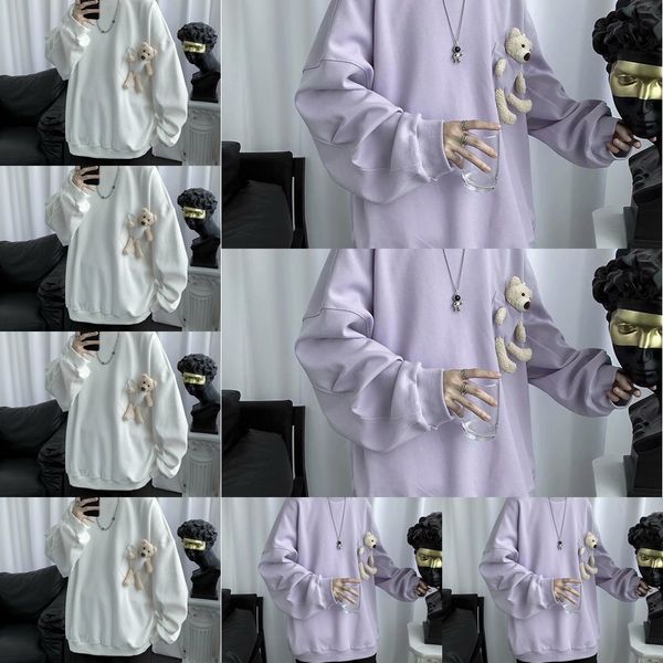bear sweater men's round neck fashion long sleeve t-shirt ins autumn loose pullover sweatersweaterkorean pullover coat lmttb, Black
bear sweater men's round neck fashion long sleeve t-shirt ins autumn loose pullover sweatersweaterkorean pullover coat lmttb, Black