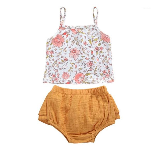 clothing sets 6m-3y toddler infant baby girls summer clothes cute outfits sling sleeveless floral vest +solid shorts 2pcs set1, White
clothing sets 6m-3y toddler infant baby girls summer clothes cute outfits sling sleeveless floral vest +solid shorts 2pcs set1, White