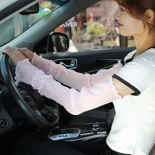 five fingers gloves spring and summer anti-ultraviolet sleeves, soft light pleated tulle, sun-shield breathable sleeves c29, Blue;gray
five fingers gloves spring and summer anti-ultraviolet sleeves, soft light pleated tulle, sun-shield breathable sleeves c29, Blue;gray