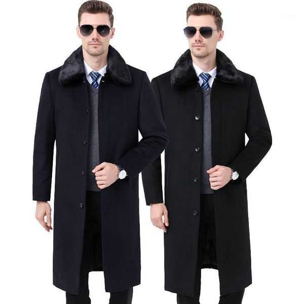 wool feather coats paragraph dust coat grows in middle-aged men cloth coat dad woolen cloth wool thickening1, Black
wool feather coats paragraph dust coat grows in middle-aged men cloth coat dad woolen cloth wool thickening1, Black