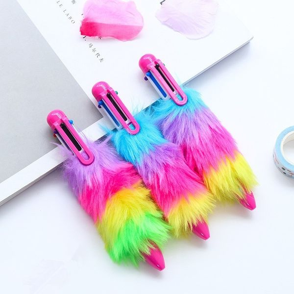 6 Colors 1.0mm Cute Plush Ballpoint Pen Creative Kawaii Writing Ink Ball Pens Kids Gift Office School Stationary Supplies 03671, Multi-colored
6 Colors 1.0mm Cute Plush Ballpoint Pen Creative Kawaii Writing Ink Ball Pens Kids Gift Office School Stationary Supplies 03671, Multi-colored