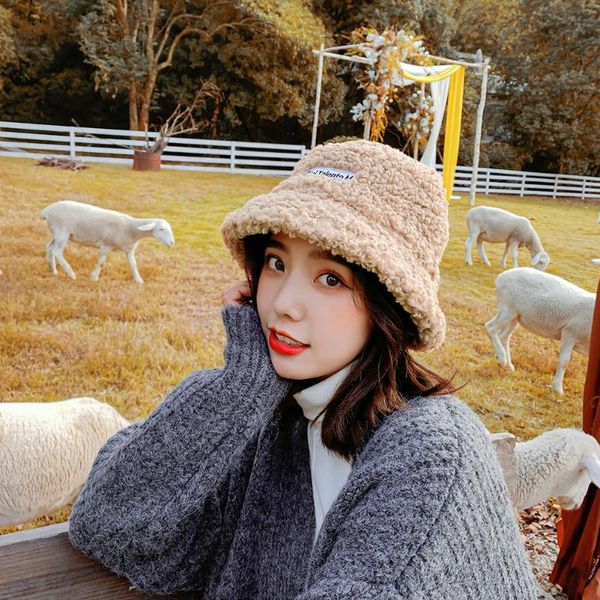 autumn and winter lamb wool hat women's ins fisherman hat wheat ear embroidery letter teddy wool solid color bucket, Blue;gray
autumn and winter lamb wool hat women's ins fisherman hat wheat ear embroidery letter teddy wool solid color bucket, Blue;gray