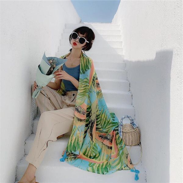 scarves 180*90cm soft summer beach towel muffler travel holiday long female cotton tassel floral scarf women sunscreen, Blue;gray
scarves 180*90cm soft summer beach towel muffler travel holiday long female cotton tassel floral scarf women sunscreen, Blue;gray