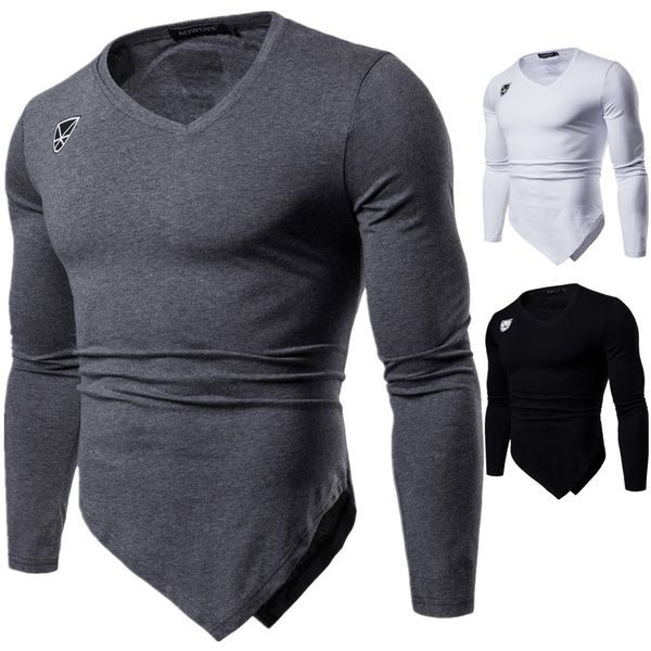 в европе и америке модный уникальный нерегулярное v-образным вырезом с длинными рукавами футболки ес размер дна рубашки, White;black
в европе и америке модный уникальный нерегулярное v-образным вырезом с длинными рукавами футболки ес размер дна рубашки, White;black