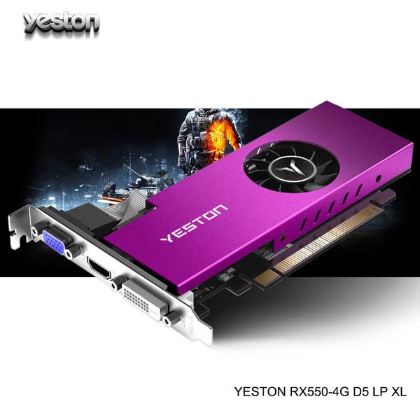 yeston radeon мини rx 550 gpu 4gb gddr5 128bit gaming настольный компьютер pc видео графические карты поддержка vga / dvi-d / hdmi pci-e 3.0
yeston radeon мини rx 550 gpu 4gb gddr5 128bit gaming настольный компьютер pc видео графические карты поддержка vga / dvi-d / hdmi pci-e 3.0