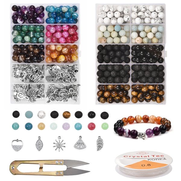 handmade natural stone kit round beads for bracelet making diy earring jewelry findings q1106
handmade natural stone kit round beads for bracelet making diy earring jewelry findings q1106