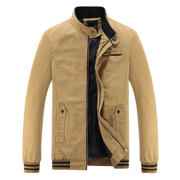 men's jackets spring autumn bomber casual male outwear windbreaker stand collar jacket mens baseball cotton slim fit coats 4xl,, Black;brown
men's jackets spring autumn bomber casual male outwear windbreaker stand collar jacket mens baseball cotton slim fit coats 4xl,, Black;brown