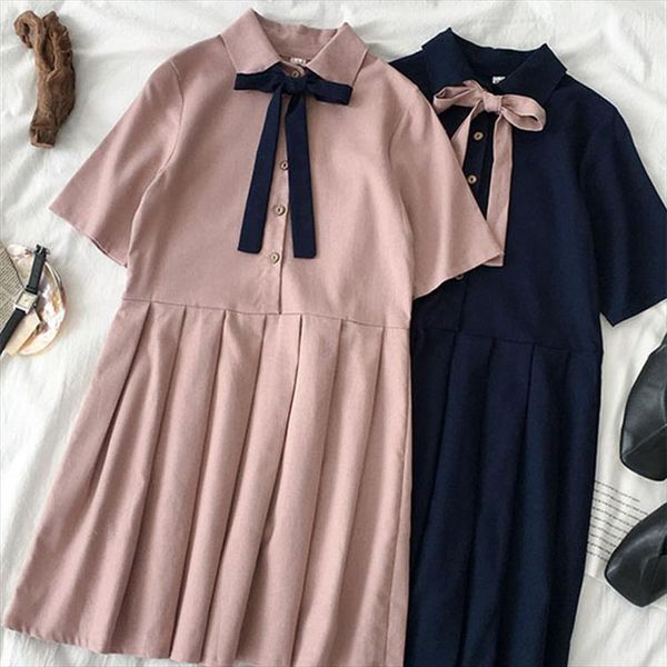 summer dress women turn down collar a line dress cute bow high waist party female vestido beautiful dresses, Black;gray
summer dress women turn down collar a line dress cute bow high waist party female vestido beautiful dresses, Black;gray