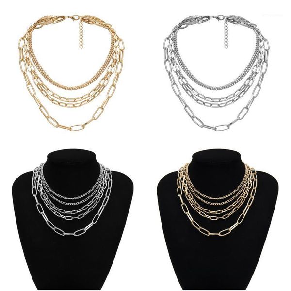gothic multi layer baroque pearl chunky chain necklace collares punk heart pendant choker necklace festival couple jewelry1, Golden;silver
gothic multi layer baroque pearl chunky chain necklace collares punk heart pendant choker necklace festival couple jewelry1, Golden;silver