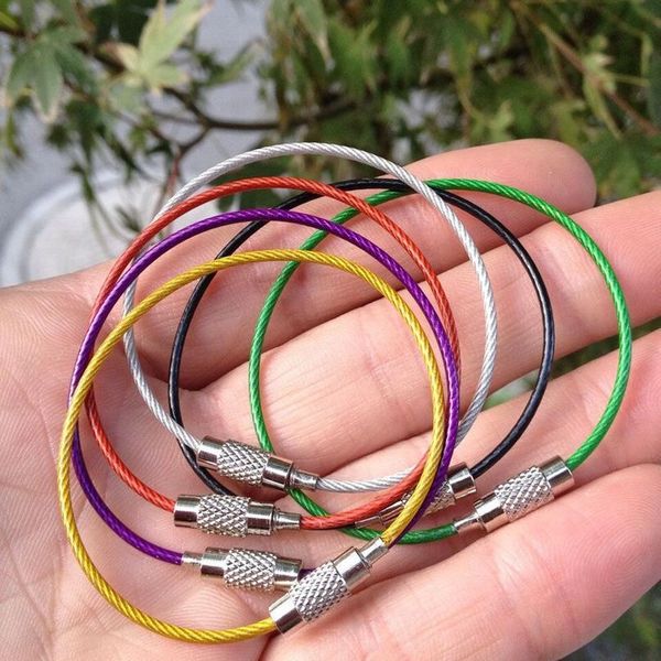 10pcs colorful edc keychain stainless steel carabiner key holder outdoor tools wire keyrings cable rope screw locking k qylllk
10pcs colorful edc keychain stainless steel carabiner key holder outdoor tools wire keyrings cable rope screw locking k qylllk