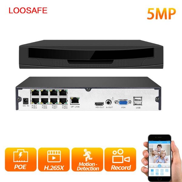 loosafe hdmi full hd 8ch 5mp poe nvr network video recorder for poe ip cameras p2p xmeye cctv system, Black;white
loosafe hdmi full hd 8ch 5mp poe nvr network video recorder for poe ip cameras p2p xmeye cctv system, Black;white