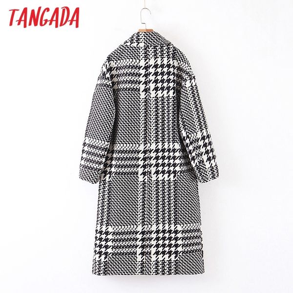 tangada women thick coats jacket plaid pattern loose long sleeves pocket 2019 ladies elegant autumn winter coat qb07 q1219, Black
tangada women thick coats jacket plaid pattern loose long sleeves pocket 2019 ladies elegant autumn winter coat qb07 q1219, Black