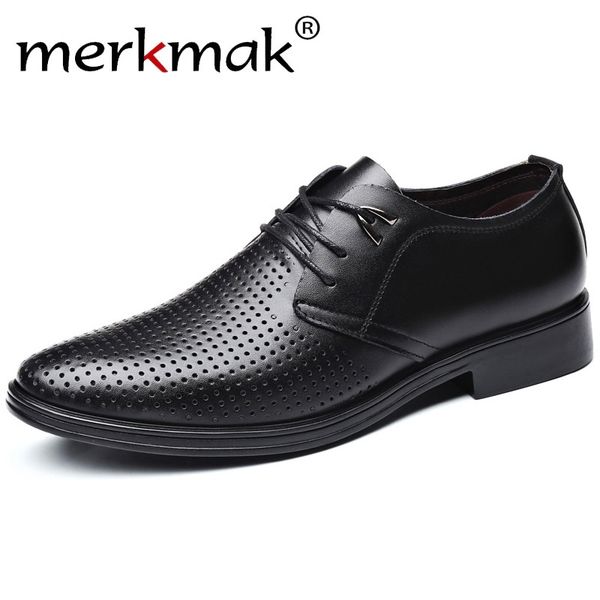 merkmak summer leather formal men shoes fashion men low heels round toe comfortable office dress shoes plus size 37-47 y200420, Black
merkmak summer leather formal men shoes fashion men low heels round toe comfortable office dress shoes plus size 37-47 y200420, Black