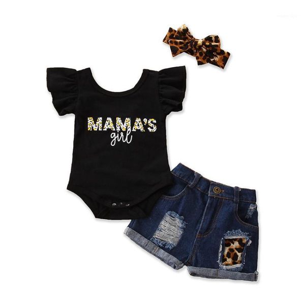 clothing sets 2021 baby girls infant jumpsuit black mama' s girl letter romper + leopard print denim shorts headbands outfits set1, White
clothing sets 2021 baby girls infant jumpsuit black mama' s girl letter romper + leopard print denim shorts headbands outfits set1, White