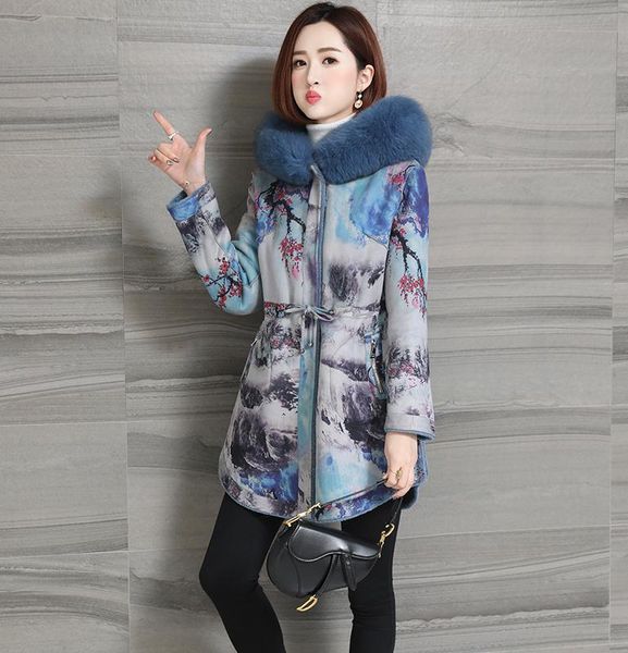 women's fur & faux fashion printing 100% genuine wool coat double-sided female jacket collar hooded jackets for women 2021 ropa zjt1229, Black
women's fur & faux fashion printing 100% genuine wool coat double-sided female jacket collar hooded jackets for women 2021 ropa zjt1229, Black
