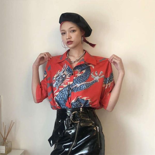 harajuku new summer blouse 3d dragon print shirt 2020 short sleeve turn down collar woman man causal blouses 35272, White
harajuku new summer blouse 3d dragon print shirt 2020 short sleeve turn down collar woman man causal blouses 35272, White