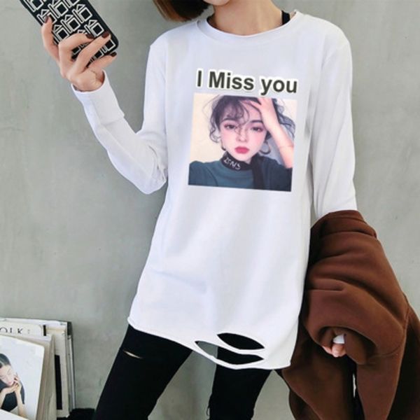 6czek 2020 new sprin korean coat t-shirt women's medium long long white sleeve t-shirt dress pure cotton with holes in the botto
6czek 2020 new sprin korean coat t-shirt women's medium long long white sleeve t-shirt dress pure cotton with holes in the botto