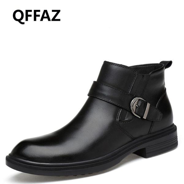 boots qffaz men ankle genuine leather winter fur shoes snow 2021 buckle elastic band, Black
boots qffaz men ankle genuine leather winter fur shoes snow 2021 buckle elastic band, Black
