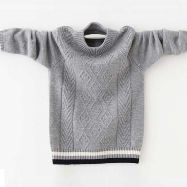 school boys' 2019 new students' middle t-shirt children's cashmere sweater warm round neck pullover, Blue
school boys' 2019 new students' middle t-shirt children's cashmere sweater warm round neck pullover, Blue
