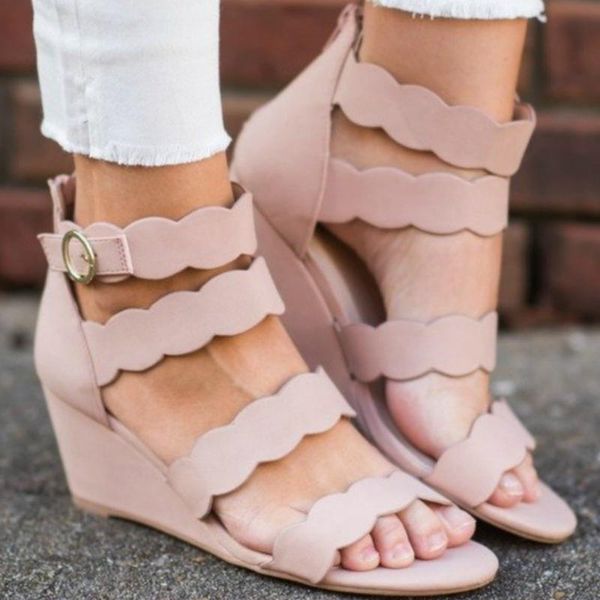 dress shoes women gladiator summer sandals wedges heels platform peep toe ankle buckle fashion casual beach ladies zapatos de mujer, Black
dress shoes women gladiator summer sandals wedges heels platform peep toe ankle buckle fashion casual beach ladies zapatos de mujer, Black