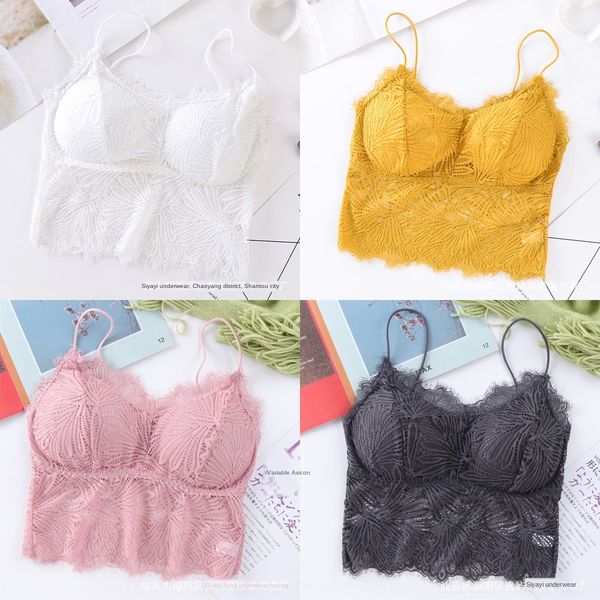mwfyn net red thin shoulder belt eyelashes lace back wrappedbra without steel ring with chest shoulder lace vest cushion bottom strap vest b
mwfyn net red thin shoulder belt eyelashes lace back wrappedbra without steel ring with chest shoulder lace vest cushion bottom strap vest b