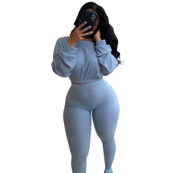 solid rib knit womens 2 piece outfits crop pullover hoodie blouses + pants skinn leggings sportswear bodysuit casual clothing f92912, White
solid rib knit womens 2 piece outfits crop pullover hoodie blouses + pants skinn leggings sportswear bodysuit casual clothing f92912, White