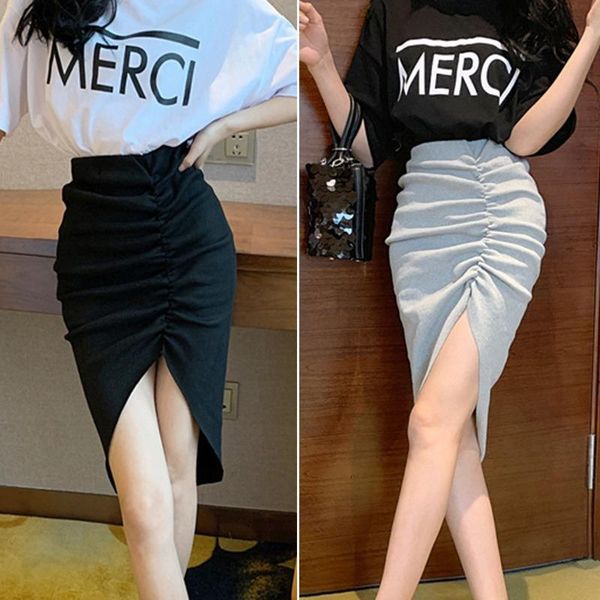 wrap asymmetric maxi skirts women drape ruched office ladies summer skirts side split slit high waist solid skirt, Black
wrap asymmetric maxi skirts women drape ruched office ladies summer skirts side split slit high waist solid skirt, Black