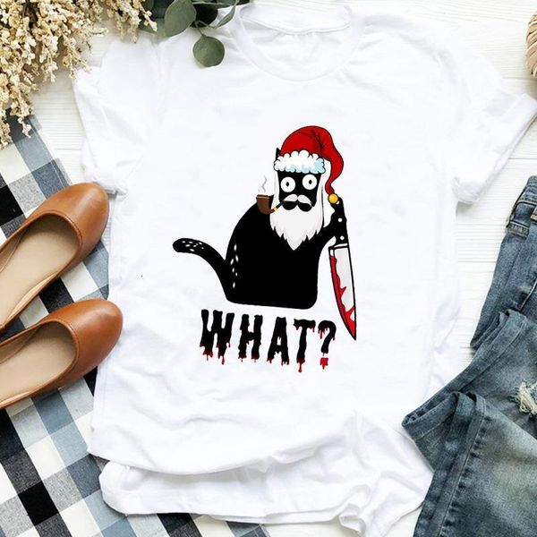 what cat christmas print t shirt women short sleeve o neck loose tshirt women tee shirt female clothes camisetas mujer, White
what cat christmas print t shirt women short sleeve o neck loose tshirt women tee shirt female clothes camisetas mujer, White