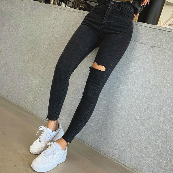 high waist tassel ripped holes denim pants female trousers pencil jeans women skinny pants black jeans, Blue
high waist tassel ripped holes denim pants female trousers pencil jeans women skinny pants black jeans, Blue