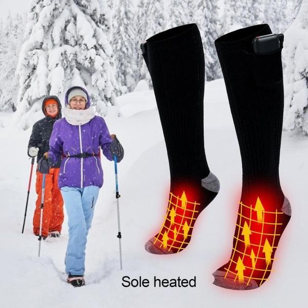 1 pair electric heated socks rechargeable battery for cold feet warmers winter outdoor cycling sports thermal socks1, Black
1 pair electric heated socks rechargeable battery for cold feet warmers winter outdoor cycling sports thermal socks1, Black