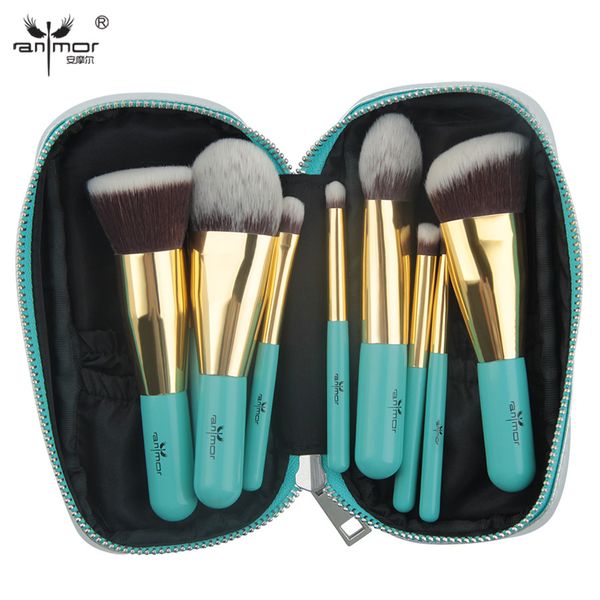anmor 9pcs makeup brushes professional make up brush set portable bag foundation eyeshadow cosmetic tools pinceaux maquillage 201007
anmor 9pcs makeup brushes professional make up brush set portable bag foundation eyeshadow cosmetic tools pinceaux maquillage 201007