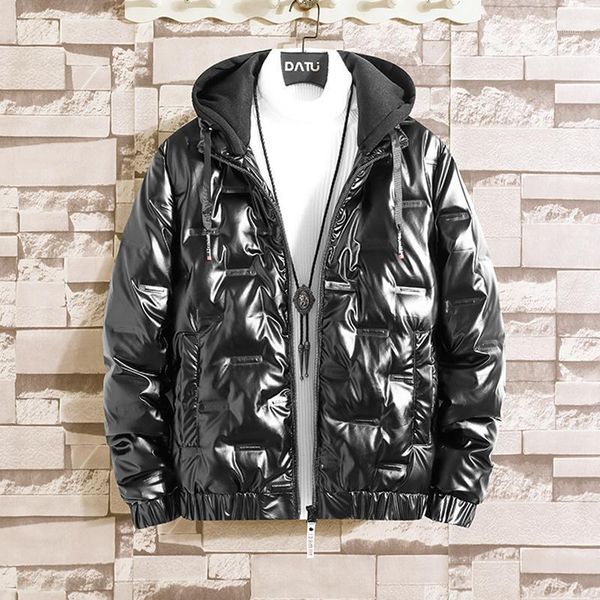 new elegant casual fashion men's winter short lightweight down jacket hooded bright face trendy handsome coat1, Black
new elegant casual fashion men's winter short lightweight down jacket hooded bright face trendy handsome coat1, Black