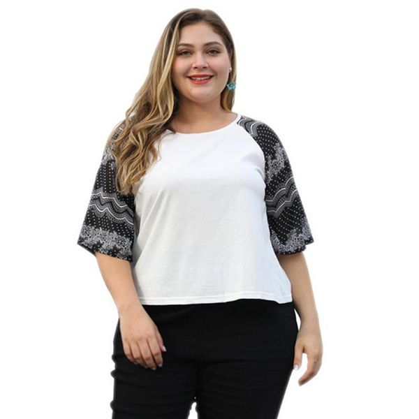 women's t-shirt whzhm summer plus size 3xl 4xl patchwork women tees party casual o-neck loose white half sleeve big ladies tshirt
women's t-shirt whzhm summer plus size 3xl 4xl patchwork women tees party casual o-neck loose white half sleeve big ladies tshirt