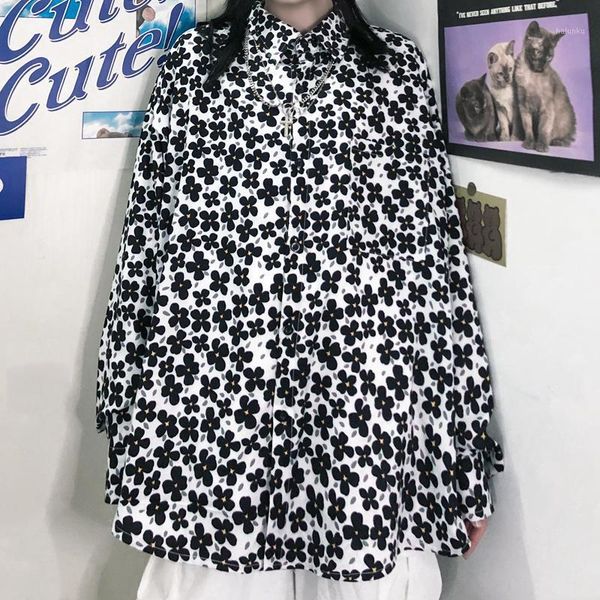 women's blouses & shirts harajuku daisy print shirt women commuter style vintage loose long sleeve blouse autumn plus size man1, White
women's blouses & shirts harajuku daisy print shirt women commuter style vintage loose long sleeve blouse autumn plus size man1, White