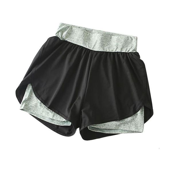 2020 anti exposure fake 2pcs shorts women quick drying elastic high waist shorts casual fitness female summer short pants, White;black
2020 anti exposure fake 2pcs shorts women quick drying elastic high waist shorts casual fitness female summer short pants, White;black