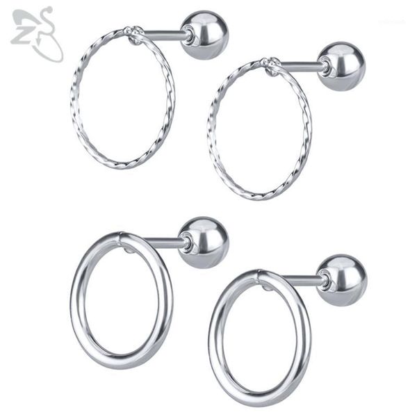 stud zs 2 pcs round shape stainless steel earrings for women girls minimalist hoop earring jewelry accessories gifts brincos1, Golden;silver
stud zs 2 pcs round shape stainless steel earrings for women girls minimalist hoop earring jewelry accessories gifts brincos1, Golden;silver