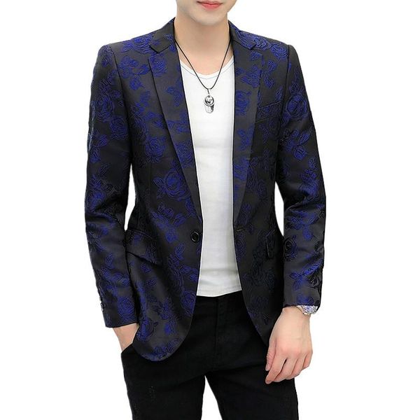 men's suits & blazers blue men autumn embroidery blazer jacket casual fashion rose coat large size male jaqueta black outerwear 6xl, White;black
men's suits & blazers blue men autumn embroidery blazer jacket casual fashion rose coat large size male jaqueta black outerwear 6xl, White;black