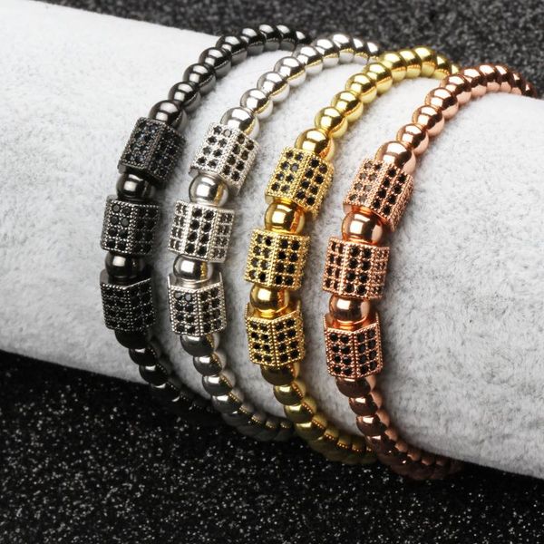 new design trendy men charm bracelet classic micro cz handmade weave beads lace-up braided ball bracelets for men jewelry gift, Black
new design trendy men charm bracelet classic micro cz handmade weave beads lace-up braided ball bracelets for men jewelry gift, Black